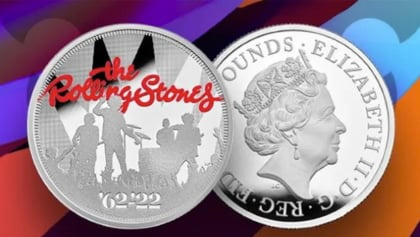 THE ROLLING STONES Honored With U.K. Collectible Coin For 60th Anniversary